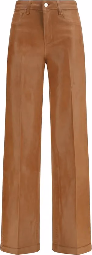 L'Agence Beige Cotton Jeans Denim