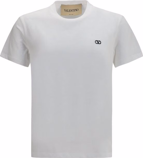 Valentino Garavani White Cotton T-Shirt