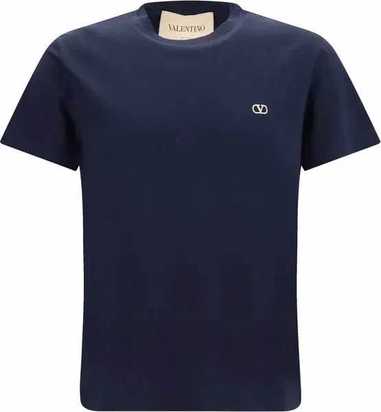 Valentino Garavani Blue Cotton T-Shirt
