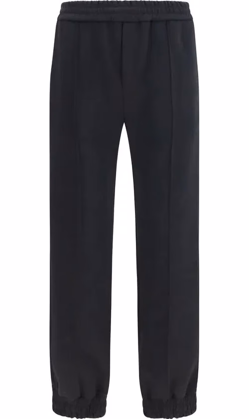 Valentino Garavani Black Cotton Joggers (Workout Pants)
