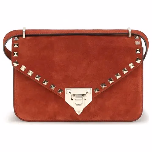 Valentino Garavani Multicolor Suede Leather Shoulder Bag