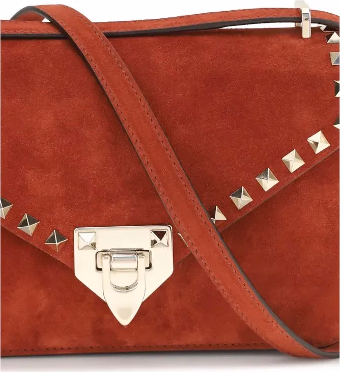 Valentino Garavani Multicolor Suede Leather Shoulder Bag