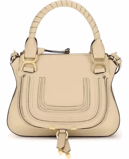Chloé Beige Calf Leather Bos Taurus Handbag