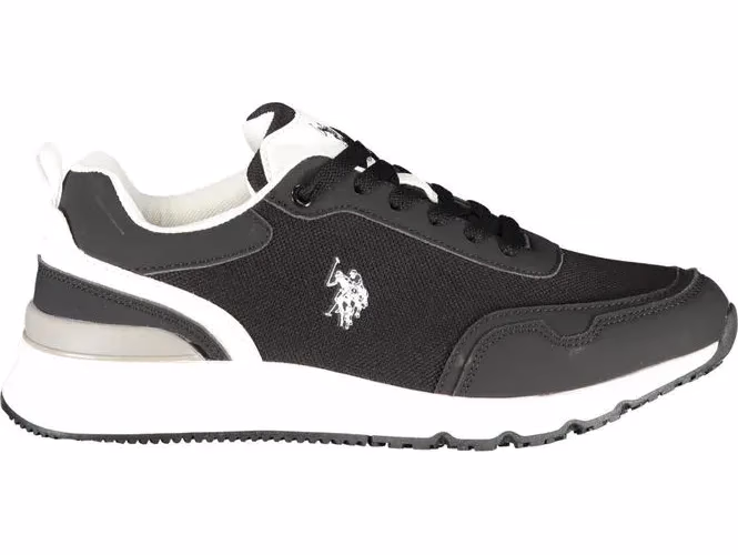 U.S. POLO ASSN. Black Polyester Men's Sneaker