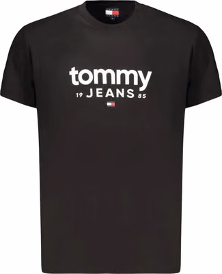Black Cotton Mens T-Shirt
