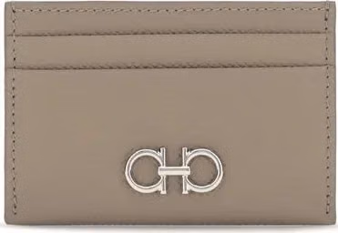 Beige Calf Leather Bos Taurus Wallet