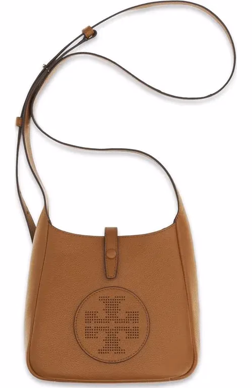 Tory Burch Brown Calf Leather Bos Taurus Shoulder Bag