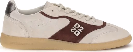 Dsquared² Beige Calf Leather Bos Taurus Low Top Sneakers