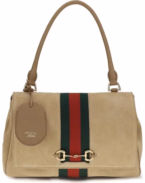 Gucci Beige Calf Leather Bos Taurus Handbag