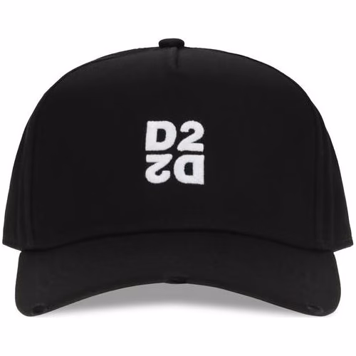 Dsquared² Black Cotton Cap (Baseball Hat)
