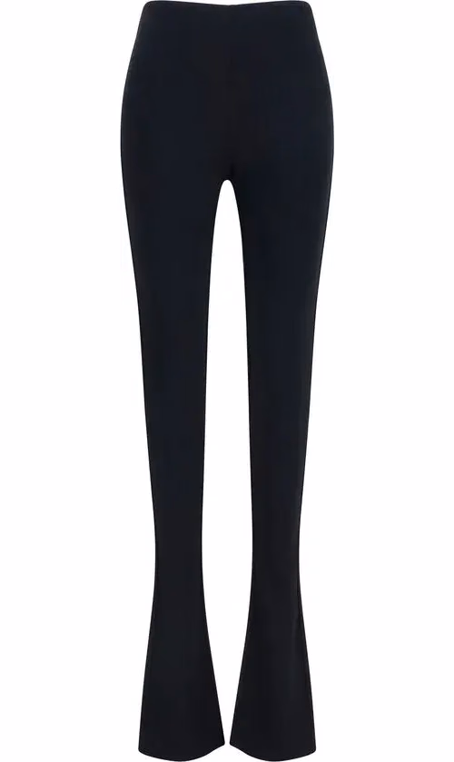 Gucci Black Viscose Flared Pants