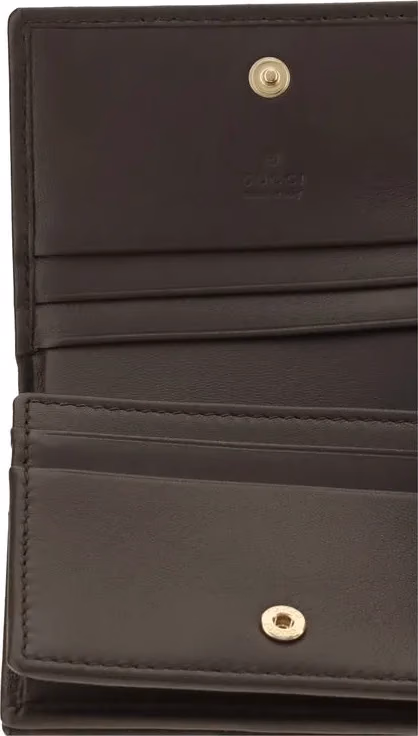 Gucci Brown Lamb Ovis Aries Aries Wallet