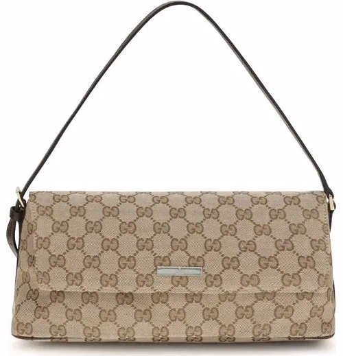 Gucci Brown Polyester Handbag