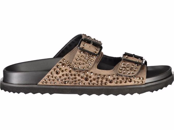 Laura Biagiotti Brown Polyurethane Women's Slipper