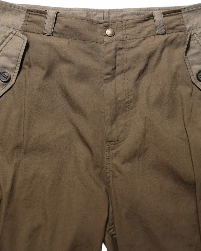 Dolce & Gabbana Brown Mid Waist Straight Cargo Trouser Pants