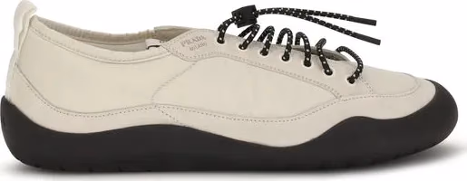 Prada Beige Fabric Athletic Sneakers