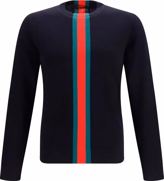 Gucci Blue Cotton Sweatshirt