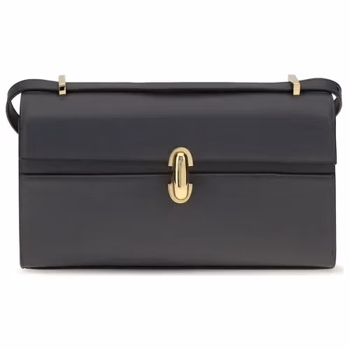 Savette Gray Calf Leather Bos Taurus Shoulder Bag