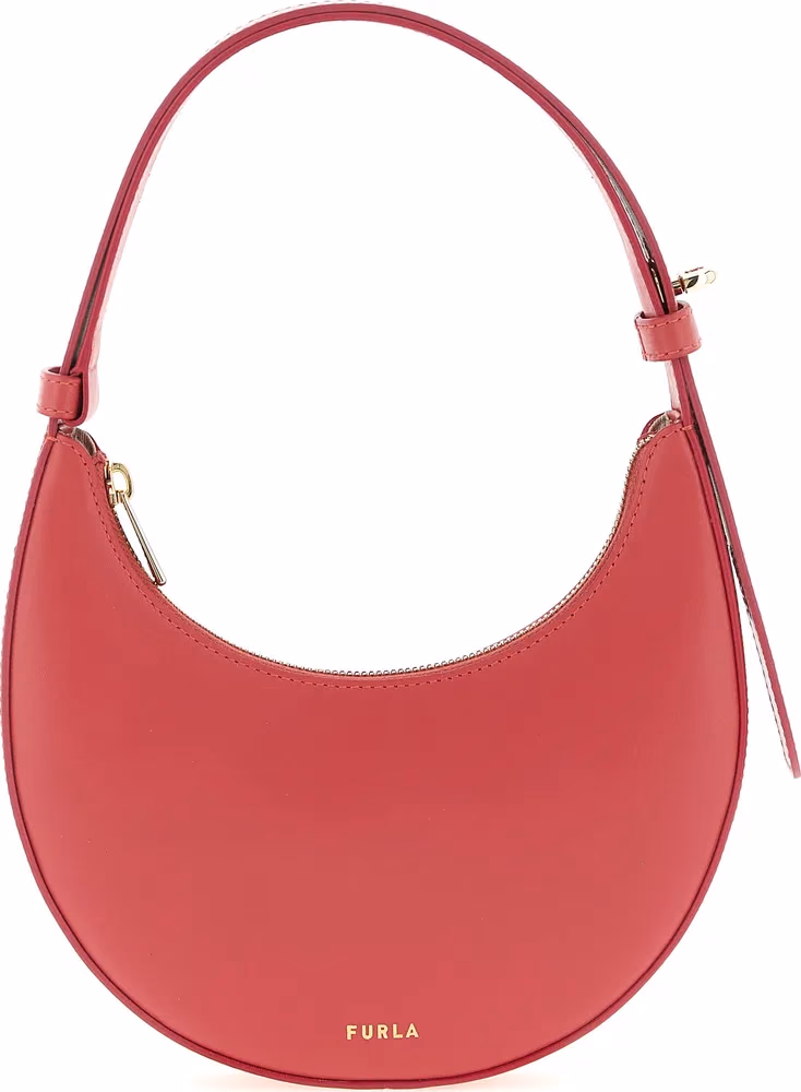 Furla Fuchsia Calfskin Shoulder Bag