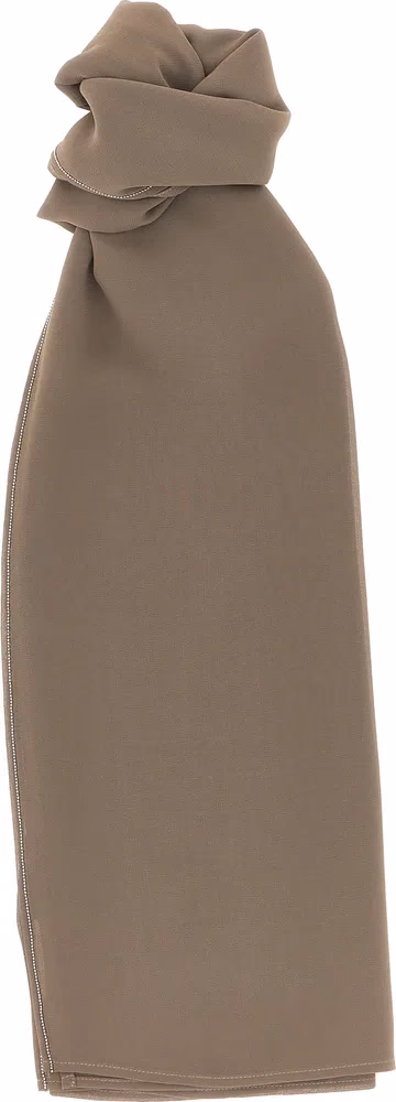 Peserico Brown Polyester Scarf