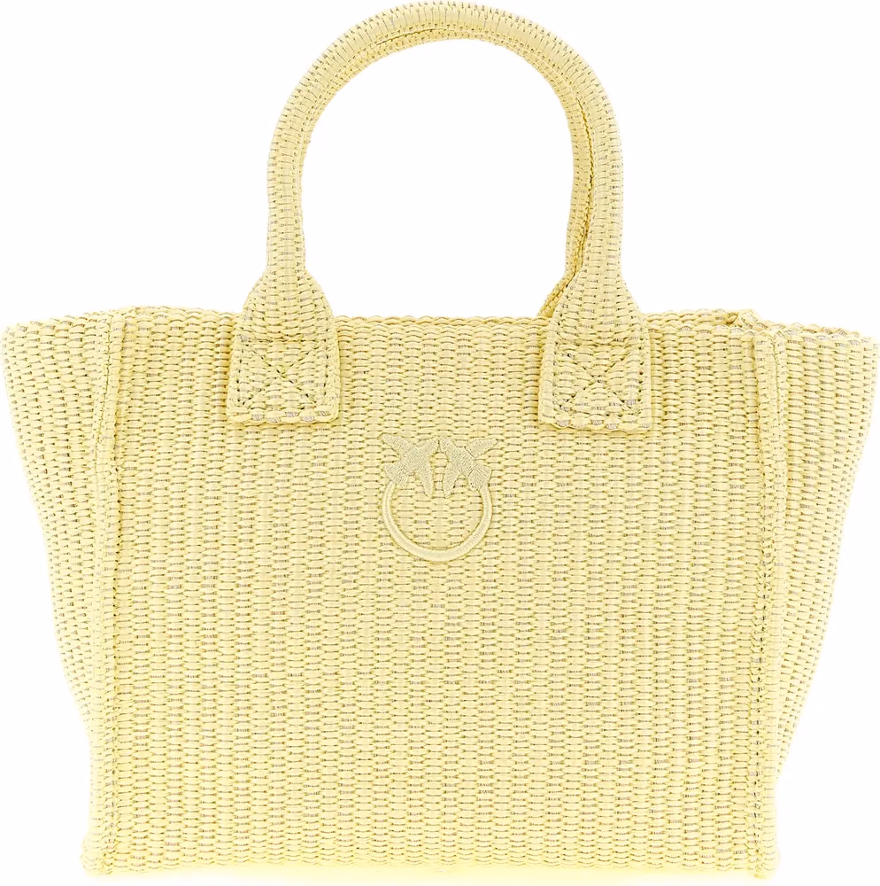 PINKO Bicolor Polypropylene Tote Bag
