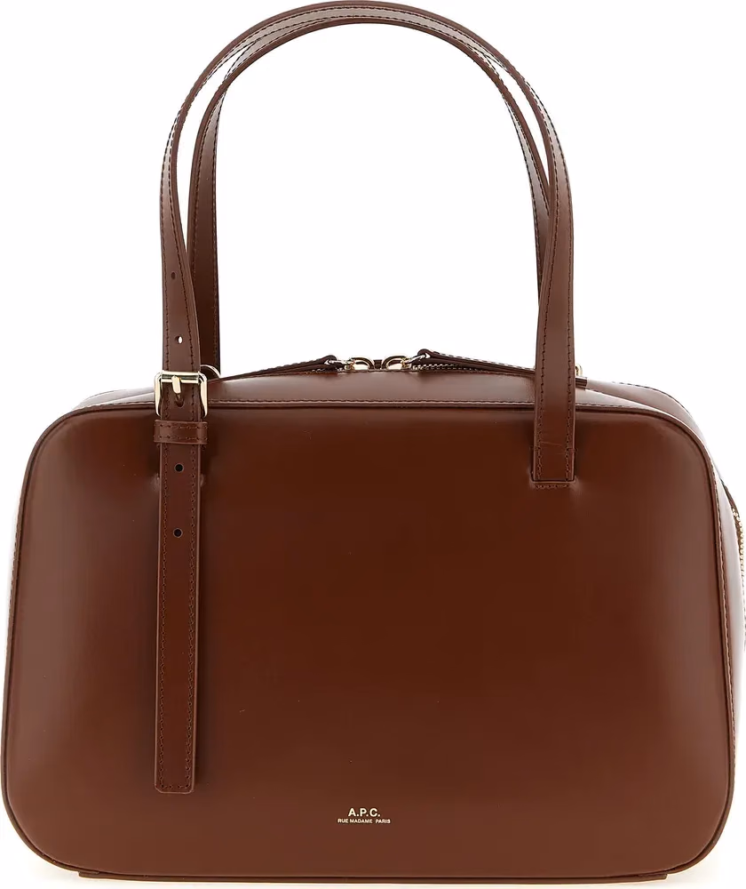 A.P.C. Brown Cowhide Handbag