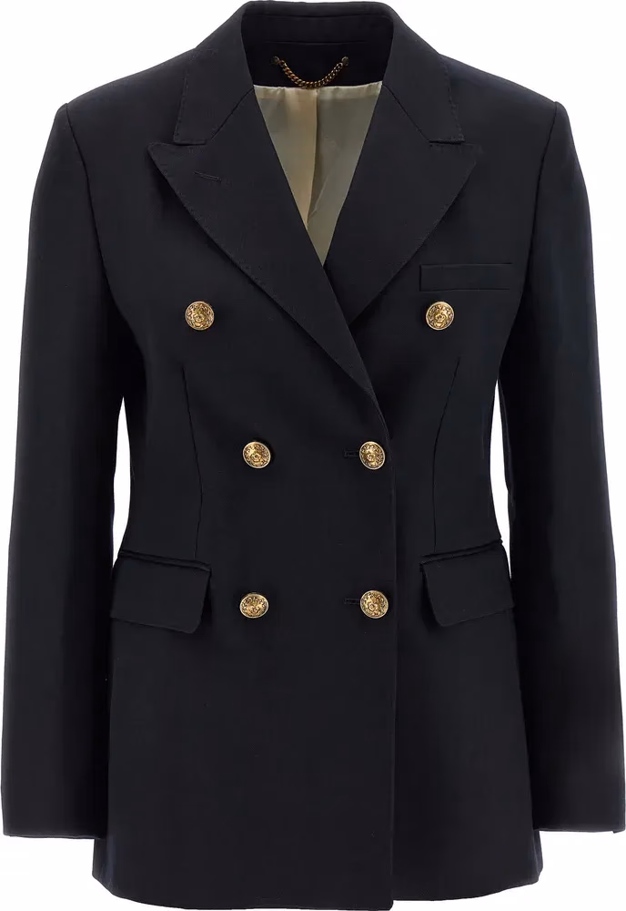 Golden Goose Blue Polyester Blazer