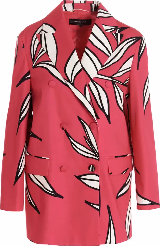 ROCHAS Fuchsia Cotton Blazer