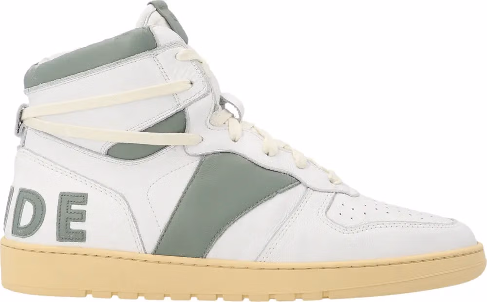 Rhude Bicolor Calfskin High Top Sneakers