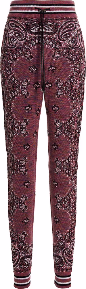 Amiri Purple Cotton Joggers (Workout Pants)