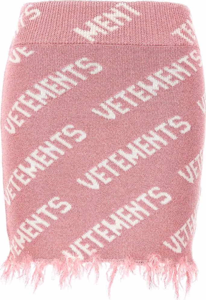 Vetements Multicolor Viscose Long Skirt