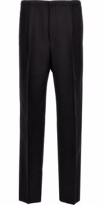 Black Virgin Wool Dress Pants