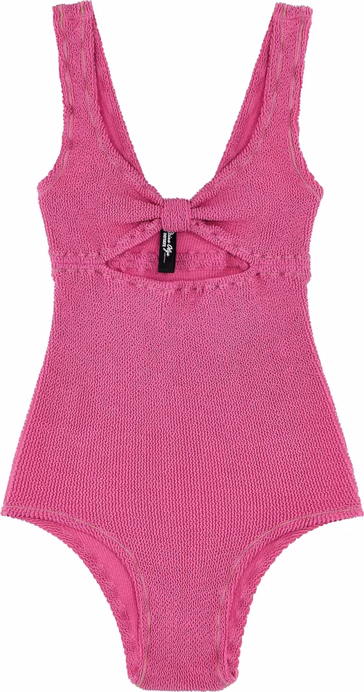 ROTATE BIRGER CHRISTENSEN Fuchsia Polyamide One-Piece Swimsuit