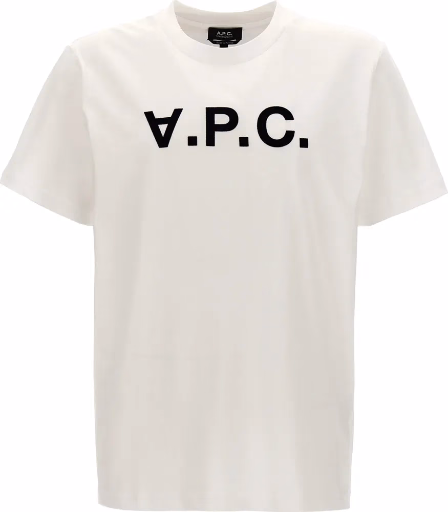 A.P.C. White Cotton T-Shirt