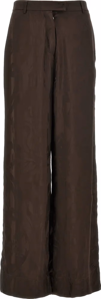 F.R.S. - FOR RESTLESS SLEEPERS Brown Viscose Casual Pants