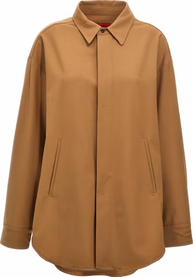 Brown Polyester Blouse