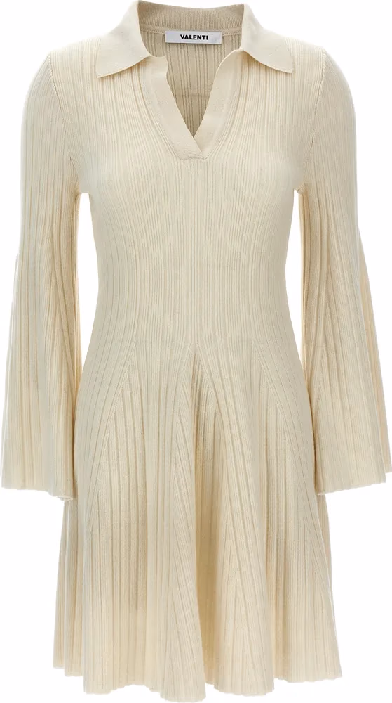 ANTONINO VALENTI White Cashmere Mini Skirt