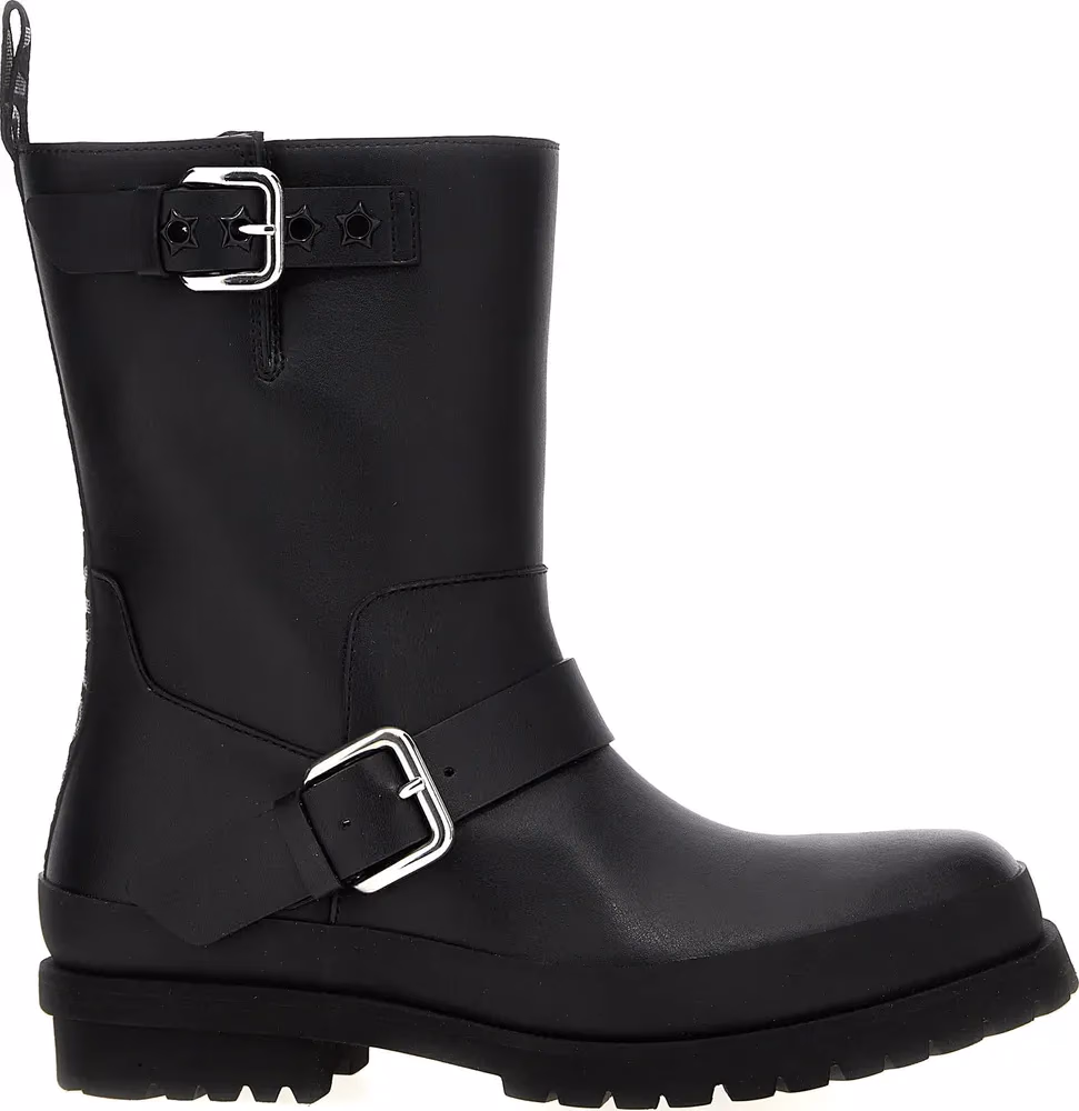 Stella McCartney Black Polyester Ankle Boots