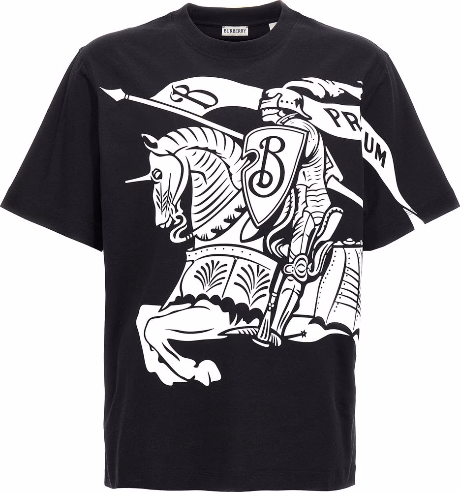 Burberry Bicolor Cotton T-Shirt