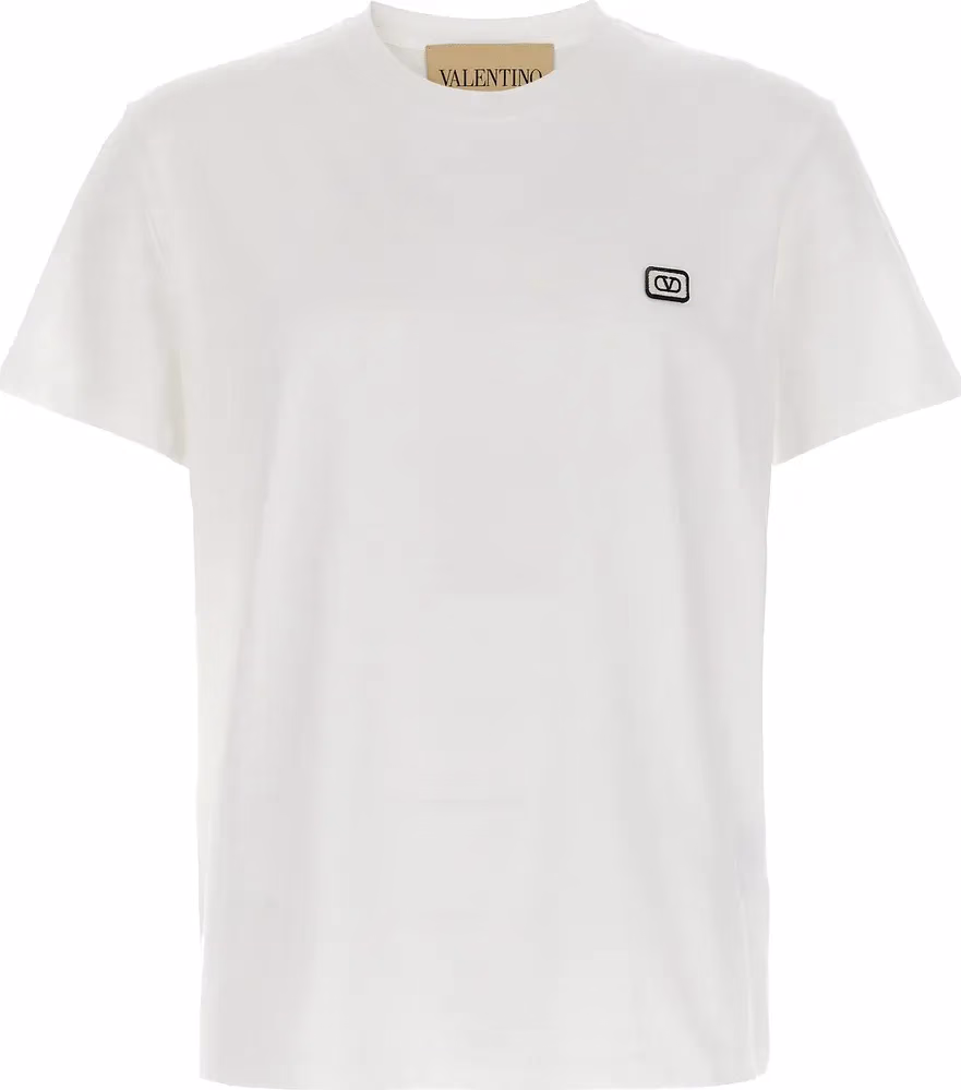 Valentino Garavani White Cotton T-Shirt