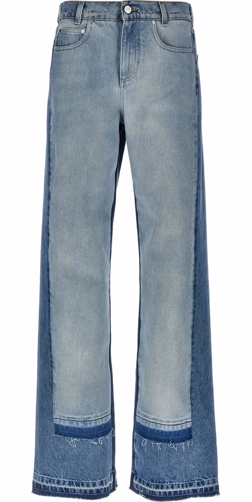 Stella McCartney Blue Cotton Jeans Denim