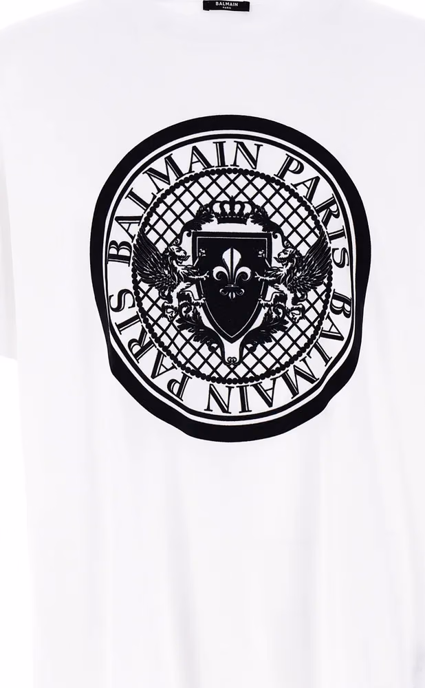 Balmain Bicolor Organic Cotton T-Shirt