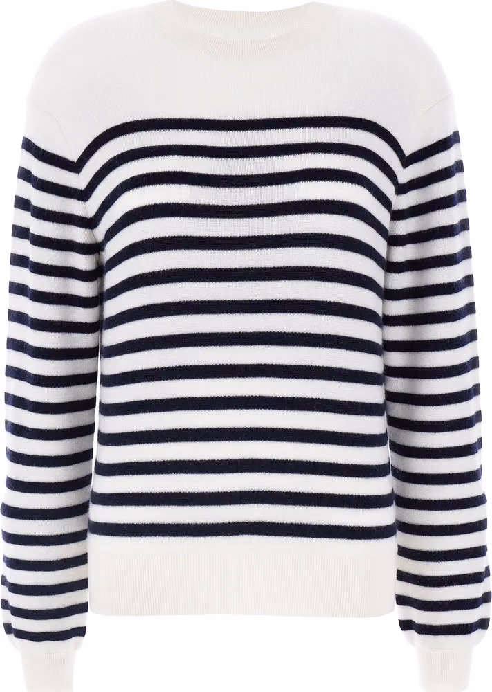Khaite Bicolor Cashmere Cardigan