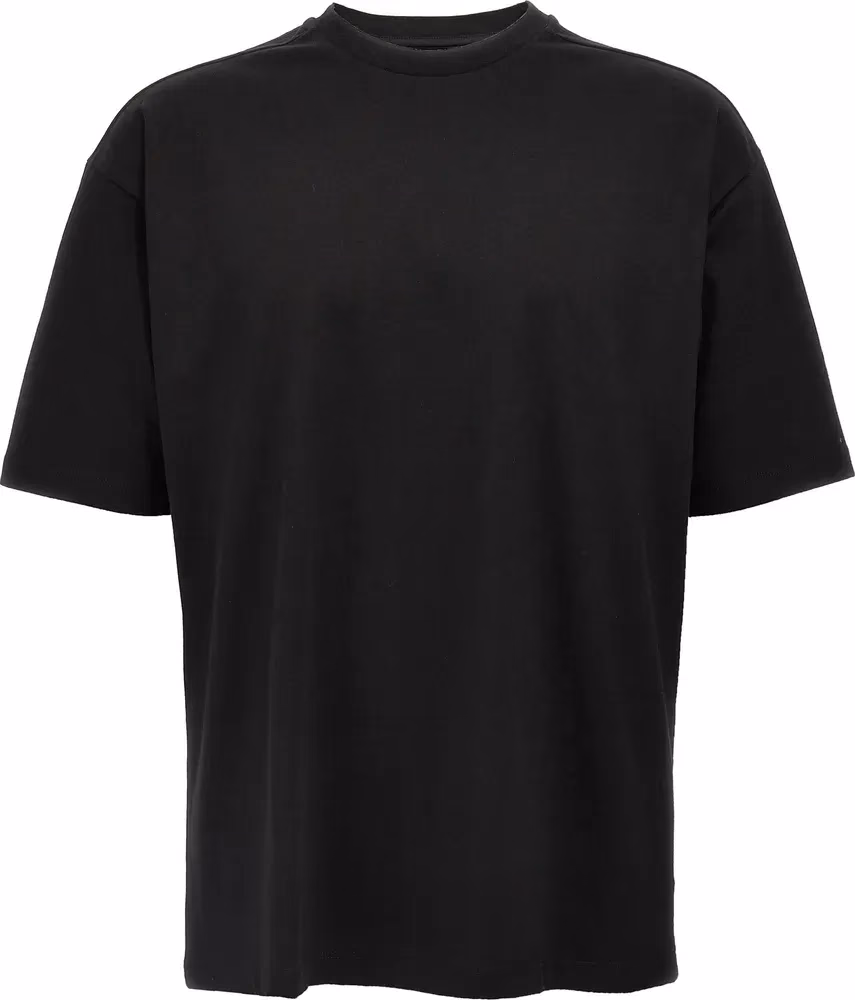 Thom Krom Black Cotton T-Shirt