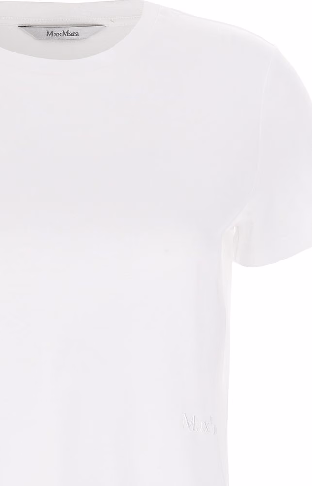 Max Mara White Cotton T-Shirt