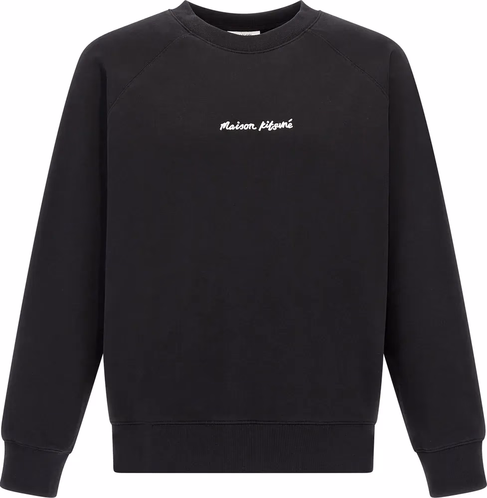 Maison Kitsuné Black Cotton Sweatshirt