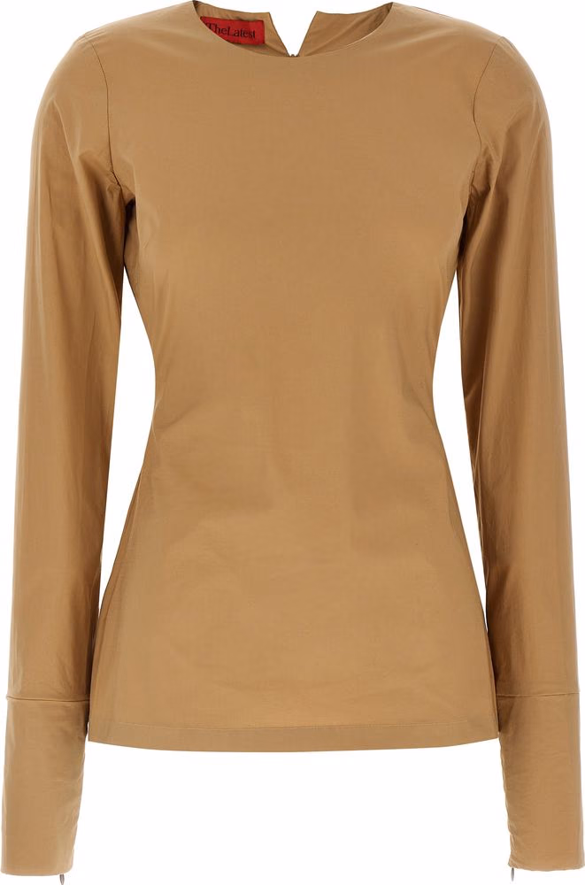 THELATEST Beige Cotton T-Shirt