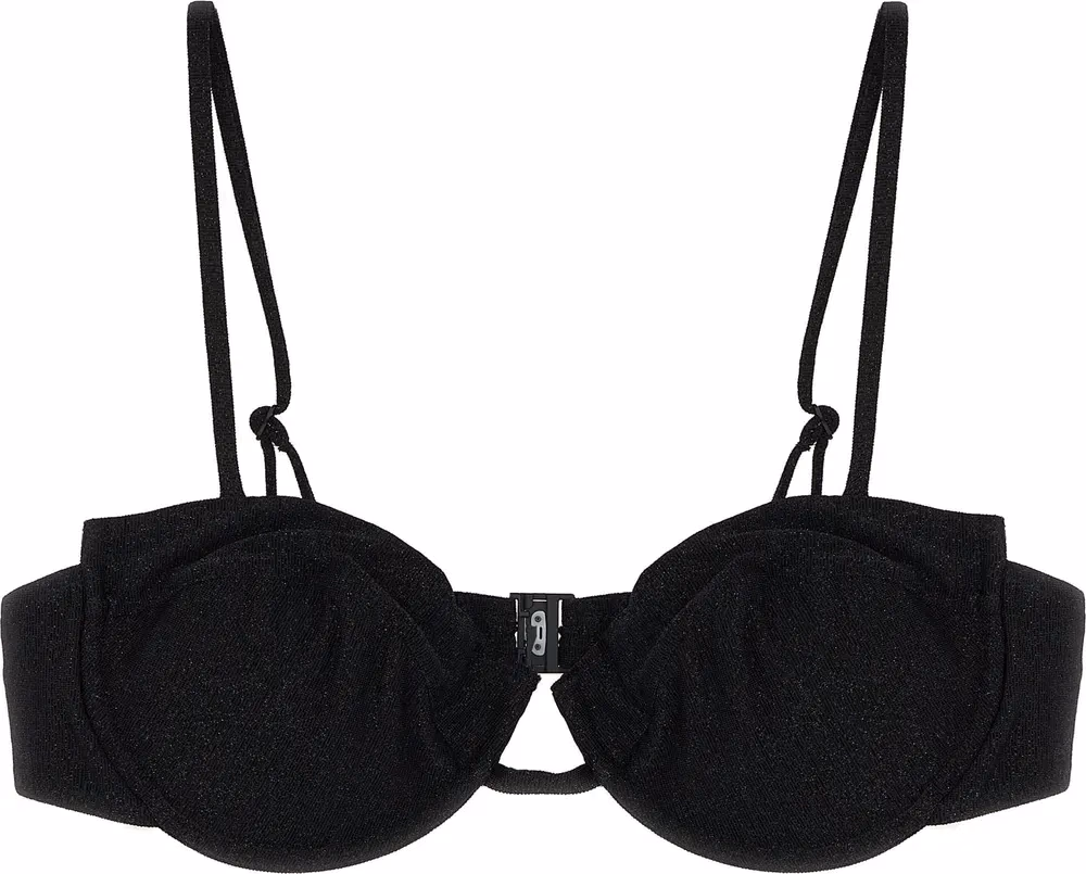 MC2 Saint Barth Black Viscose Bikini