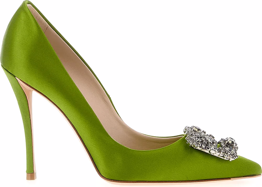 Roger Vivier Bicolor Viscose High Heel Pumps