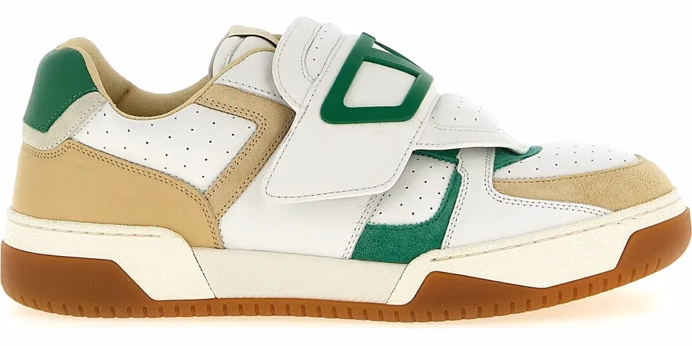 Valentino Garavani Multicolor Leather Athletic Sneakers